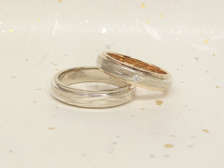 13041307木目金の結婚指輪 Y　002.jpgのサムネール画像